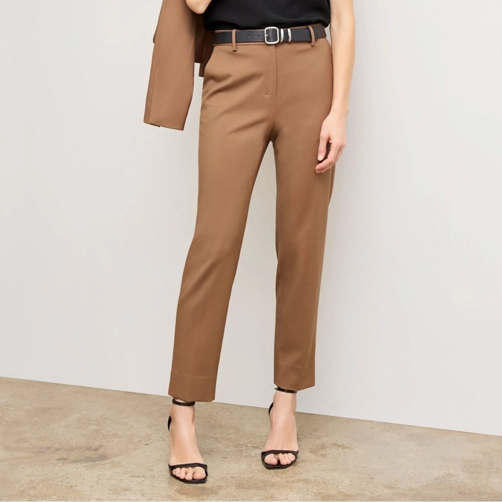 New MM Lafleur The Mejia Pant Italian Wool Twill Camel Tan Business Casual NWT